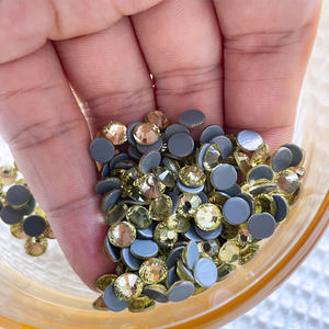 Yantuo высокое качество SS4 6 8 10 Круглое стекло горячее исправление Стразы 1440 шт. горячее исправление стразы для одежды Швейные аксессуары - Product Image 2