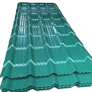 แผ่นหลังคาสังกะสีลูกฟูกความแข็งแรงสูง DX51D แผ่นหลังคาโลหะ ppgi - Product Image 6