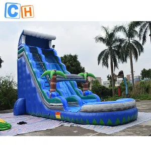 2022 CH Bán Hot Adult Kích Thước Sân Sau Inflatable Water Slide Sử Dụng Thương Mại Nước Slides Inflatable Nước Slides Với Hồ Bơi