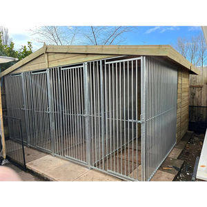 คอกสุนัขขนาดใหญ่10/10/6x8x6คอกสุนัขออกประตูเหล็ก - Product Image 2