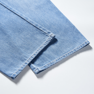 <span class=keywords><strong>Jeans</strong></span> da Donna a <span class=keywords><strong>Vita</strong></span> <span class=keywords><strong>Alta</strong></span> <span class=keywords><strong>con</strong></span> Coulisse e Gamba Larga, Tasche Posteriori a Patta, Pantaloni <span class=keywords><strong>in</strong></span> Denim OEM Private Label 58066 - Product Image 5