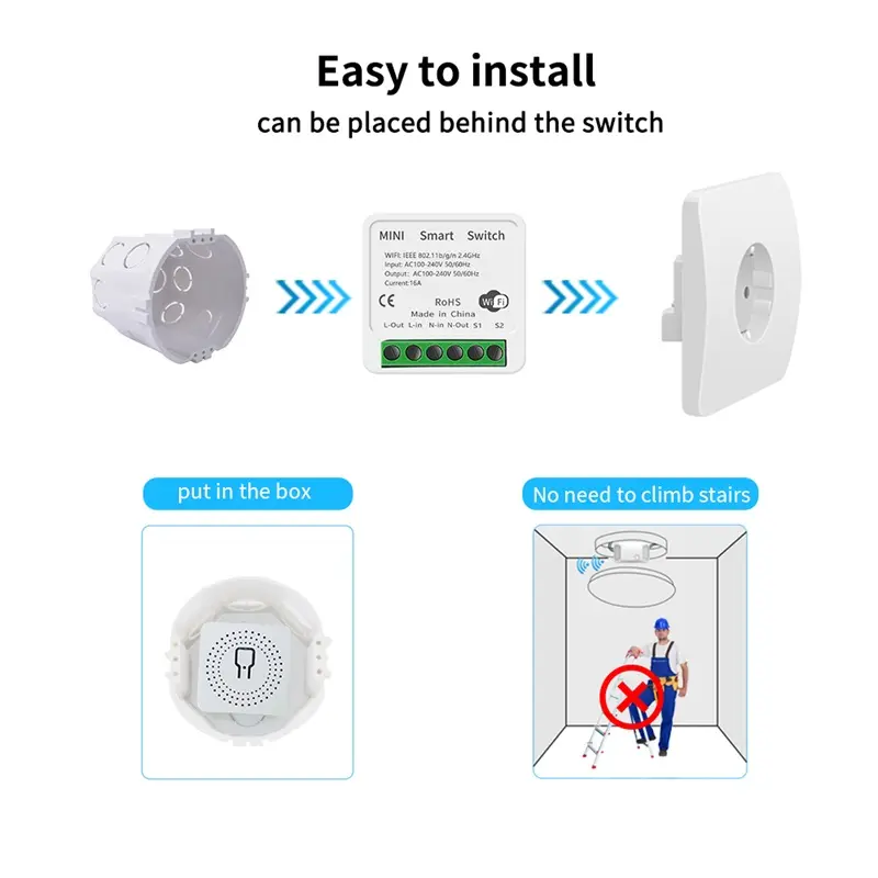 Hẹn giờ chuyển đổi mô-đun hẹn giờ Relay chuyển đổi nhà thông minh Wifi chuyển đổi ánh sáng đặc biệt mô-đun thông minh nhà thông minh