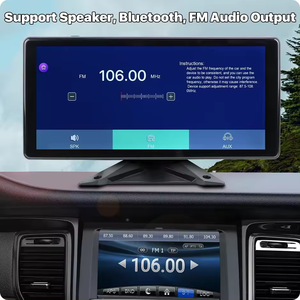 หน้าจอสัมผัส 4K ขนาด 10.36 นิ้ว รองรับ Carplay กล้องบันทึกภาพ 4 ช่อง ความละเอียด 1080P สำหรับรถบัส กล้อง 360 องศา °   ระบบความปลอดภัยรถบรรทุกพร้อมกล้องมองหลังแบบ Bird View และ Dash Cam สำหรับรถยนต์ - Product Image 5