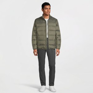 Chaquetas Acolchadas de Poliéster Impermeables para Hombre High Street 2025, Diseño Personalizado, Cuello Alto, Servicio OEM desde Pakistán - Product Image 1