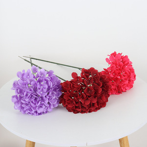 Flor Artificial de Hortensia, Flor de Seda Hecha a Mano, Decoración para Bodas, Accesorios para Fotografía en Exteriores, Decoración para el Hogar - Product Image 3