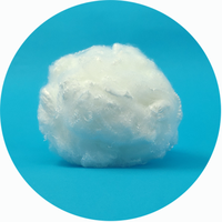 Raw Polyester Fiber Staple Material 1.2d 38mm