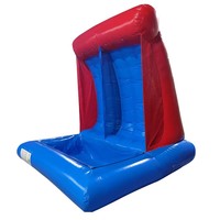 Jeu d'eau gonflable Water Dunk pour carnaval, Roulette aquatique gonflable avec design personnalisé