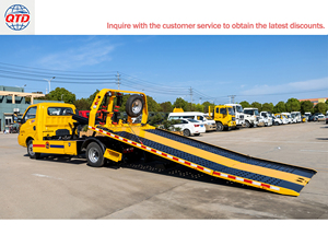 Nouveau camion <span class=keywords><strong>de</strong></span> remorquage diesel Dongfeng 4 tonnes, bleu, avec permis |   Plateforme manuelle <span class=keywords><strong>de</strong></span> 5,3 m à double commande latérale |   pour le <span class=keywords><strong>transport</strong></span> <span class=keywords><strong>de</strong></span> véhicules <span class=keywords><strong>de</strong></span> secours routier - Product Image 3