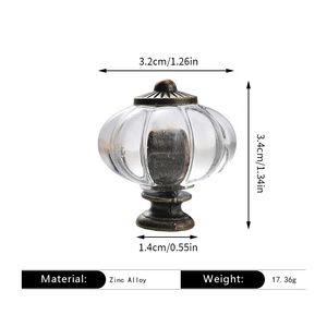 Şeffaf Kristal Akrilik Tek Delikli Kulplar - Minimalist Mutfak/Dolap Aksesuarları - Yatak Odası Mobilyaları İçin - Product Image 6