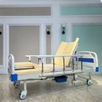 Lit d'hôpital pliable portable avec toilette mobile pour patients et lit de soins pour personnes âgées pour équipement de réadaptation