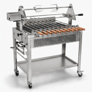 Grill à charbon de bois commercial en acier inoxydable pour <span class=keywords><strong>poulet</strong></span>, grill vertical à charbon de bois - Product Image 4