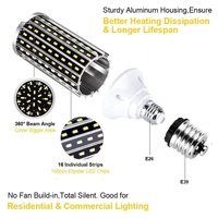 E26 E27 E39 E40 30W 50W 80W 100W 150W 200W 250W Ampoule LED extérieure Cob Lampe Éclairage de rue Led IP65 Ampoule de maïs