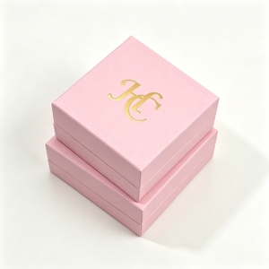 Premium Velvet Insert <b>Ring</b> Box Wholesale Jewelry Case Manufacturer Custom Logo Two-piece Rigid Cardboard Gift Packaging Supplier - Product Image 2