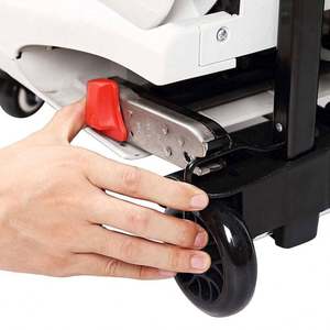 Chariot de courses pliable robuste à 4 roues en plastique, chariot à bagages, plateforme, garantie 3 ans, Tianyu T819G OEM/ODM Noir - Product Image 3