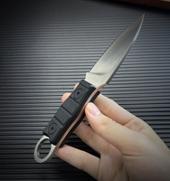 Nouveauté, couteau à lame fixe, petit couteau droit avec étui, couteau de poche EDC, manche en PP, article de survie en plein air, chasse, camping