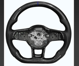 Volante de Fibra de Carbono Personalizado a <span class=keywords><strong>Precio</strong></span> de Fábrica, con Luces LED, para Volkswagen Golf GTI Mk7 G-ti G-ts R G-li <span class=keywords><strong>Gt</strong></span>-d - Product Image 6