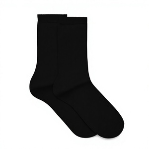Chaussettes de basketball montantes rayées rouge et bleu marine, respirantes, tissées, ajustement parfait, 75 % nylon, pour adultes, saison printemps - Product Image 2