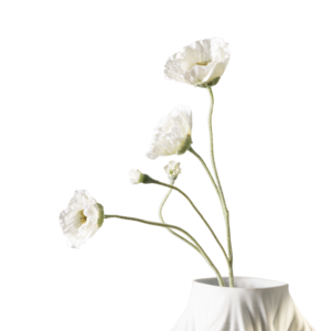 Tiges de coquelicot artificielles en soie de qualité supérieure, sans feuilles, fleurs au toucher réel, décoration de mariage, Pâques, Noël, Saint-Valentin, événements de luxe - Product Image 2