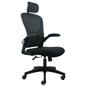 Silla de Oficina Ergonómica de Malla, Giratoria, Altura Ajustable, Marco Negro, para Oficina en Casa, Modelo 7801 - Product Image 2
