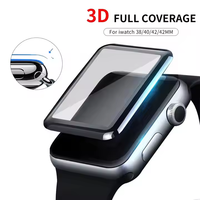 Verre trempé incurvé 3D HD 40 mm 44 mm pour Apple Watch Series 8 41 45 mm Film de protection d'écran pour Watch Ultra