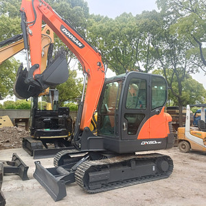 รถขุดมือสอง DOOSAN DX60E-9C 6 ตัน เครื่องยนต์ยันม่าร์ ปั๊มไฮดรอลิก Doosan Mottrol มอเตอร์วาล์ว KYB  ใช้งานมาแล้ว 1200-2000 ชั่วโมง สภาพ 90% ใหม่ 0.26 เมตร - Product Image 4