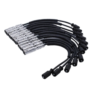 Bbmart Auto pièces de voiture de rechange fil de bougie d'allumage 1121500118 câble d'allumage 44cm pour Mercedes Benz classe C classe E Ml <span class=keywords><strong>Slk</strong></span> <span class=keywords><strong>320</strong></span> acier - Product Image 5