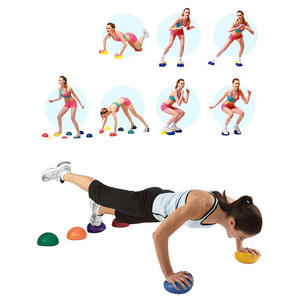 Bolas abovedadas de estabilidad estilo erizo con pinchos suaves al por mayor, bolas de equilibrio y medias bolas para niños - Product Image 5