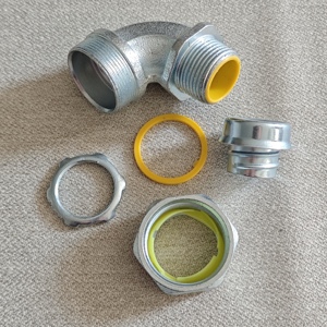 3/<span class=keywords><strong>4</strong></span> \ "lỏng-chặt chẽ nối cách điện họng dễ uốn sắt 45 ° kim loại ống dẫn Phụ kiện Flex ống dẫn 90 ° góc 45 độ cứng nhắc - Product Image 4