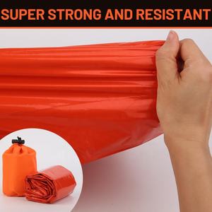 Saco de dormir de emergencia Mantas térmicas de emergencia para supervivencia, manta de emergencia y saco térmico Bivy para acampar al aire libre - Product Image 3