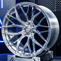 Velg Monoblock Cekung Tempa 18-22 Inch 5*120 5*130 5*114.3 Velg Sport Alloy Poles Khusus untuk 911 GT3 M4 M5 RS6 E63 SF90