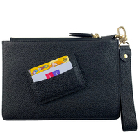 Dompet Kulit Asli Mewah Khusus Pria, Tas Clutch Berkualitas Tinggi, Produsen OEM ODM