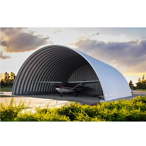 100m + Clear Span Aço Aircraft Hangar Sem colunas internas Vento Neve Carga resistente - Product Image 6