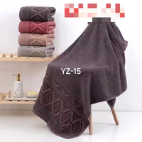 Ensemble de serviettes de bain en pur coton absorbant doux à séchage rapide épaissi pour adultes pour un usage domestique Cadeau ménager pour hommes et femmes