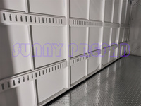 CUTSTOMIZED TIE DOWN Stockage préfabriqué Construction rapide Assembler Pliable Mobile Empilable Portable Unités de stockage Conteneur Self Storage