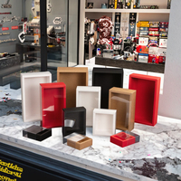 Carpeta de Papel Kraft Desechable Personalizada con Tapa Transparente de PVC Esmerilado, Cierre Magnético Rectangular, Laminación Mate, Embalaje Cosmético