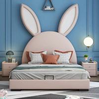 Ensemble de chambre à coucher moderne et mignon pour enfants, avec cadre de lit réglable en bois de pin, de haute qualité, style antique, pour villa, salon, école - Vente en gros