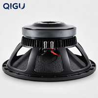 hQP15-070 Speaker Woofer Bass 15 Inch 100mm Voice Coil Tembaga 8Ohm 98dB 500W-1000W Magnet Ferit Loudspeaker PA Profesional