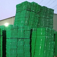 PATIO et pavages de stationnement en gazon économique 19,7 pouces X 19,7 pouces, renforcement de la circulation de la pelouse et du stationnement, système de grille de stabilisation du gazon