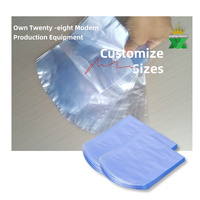 Sacs d'emballage thermorétractables en PVC sans odeur, film transparent de largeur réglable en pouces, scellage anti-poussière, projets de bricolage, emballage de savon