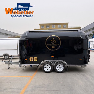 Webetter Rimorchio Mobile per Catering da Esterno Completamente Attrezzato, Furgone per Hot Dog, Gelati, Caffè, Pizza con <span class=keywords><strong>Cucina</strong></span> <span class=keywords><strong>Completa</strong></span> - Product Image 4