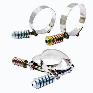 304 in acciaio inox T-bullone morsetto Auto aria/olio/acqua fluido a bassa pressione linee pollici di misura giunto di testa per autoveicoli - Product Image 1