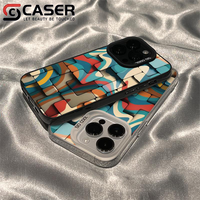 Coque de téléphone portable antichoc rigide au design créatif et coloré, inspirée des blocs de construction, pour iPhone 17 16 15 14 13 Pro Max