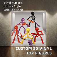 Figuras de Mascotas de Vinilo Personalizadas, Moldeadas por Inyección, Diseño 3D Independiente, Plástico Semiacabado, para Fábrica de Juguetes con Integración Vertical
