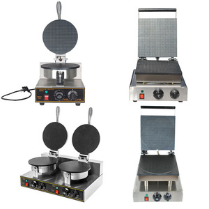 Commercial Cone Baker Electric Non-stick <b>Waffles</b> <b>Maker</b> Double Head Egg Roll Mold Ice Cream Cone <b>Maker</b> - Product Image 4