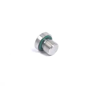 Ss304 Stainless Steel Plug Fitting Male Thread Hex Socket End Inner Hexagon Screw Plug Pneumatic Connector