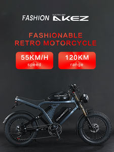 Vélo électrique tout-terrain AKEZ Kingkong 1500W 52V 55Ah en alliage d'aluminium pour adultes, pneus larges, puissant, haute vitesse, stock USA - Product Image 3