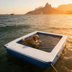 Piscine flottante gonflable très vendue, quai flottant, robuste, portable, pour yacht, mer, océan, piscine, <span class=keywords><strong>loisirs</strong></span> - Product Image 1