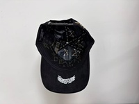 Casquette de baseball noire réglable avec broderie 3D étoile et lettre A, style décontracté et sportif, vente en gros d'usine Gorras Barbas Hats