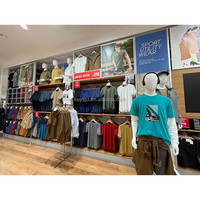 Présentoir de meubles en Jeans, Table d'exposition de magasin de vêtements, professionnel et moderne, service utilisable au détail