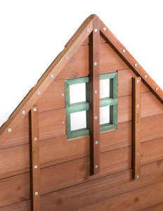 Su geçirmez çatı ile JX Premium katı ahşap köpek evi, iç kuru ve sıcak tutmak. Temizlemesi kolay. - Product Image 4